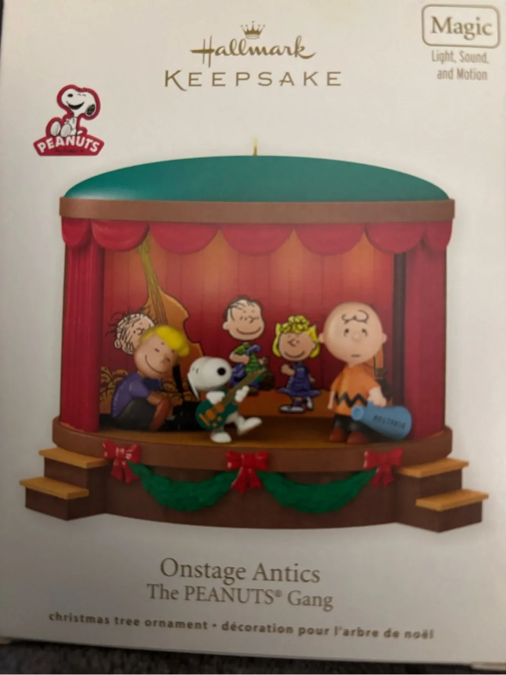 Hallmark Ornament 2012 Peanuts Onstage Antics